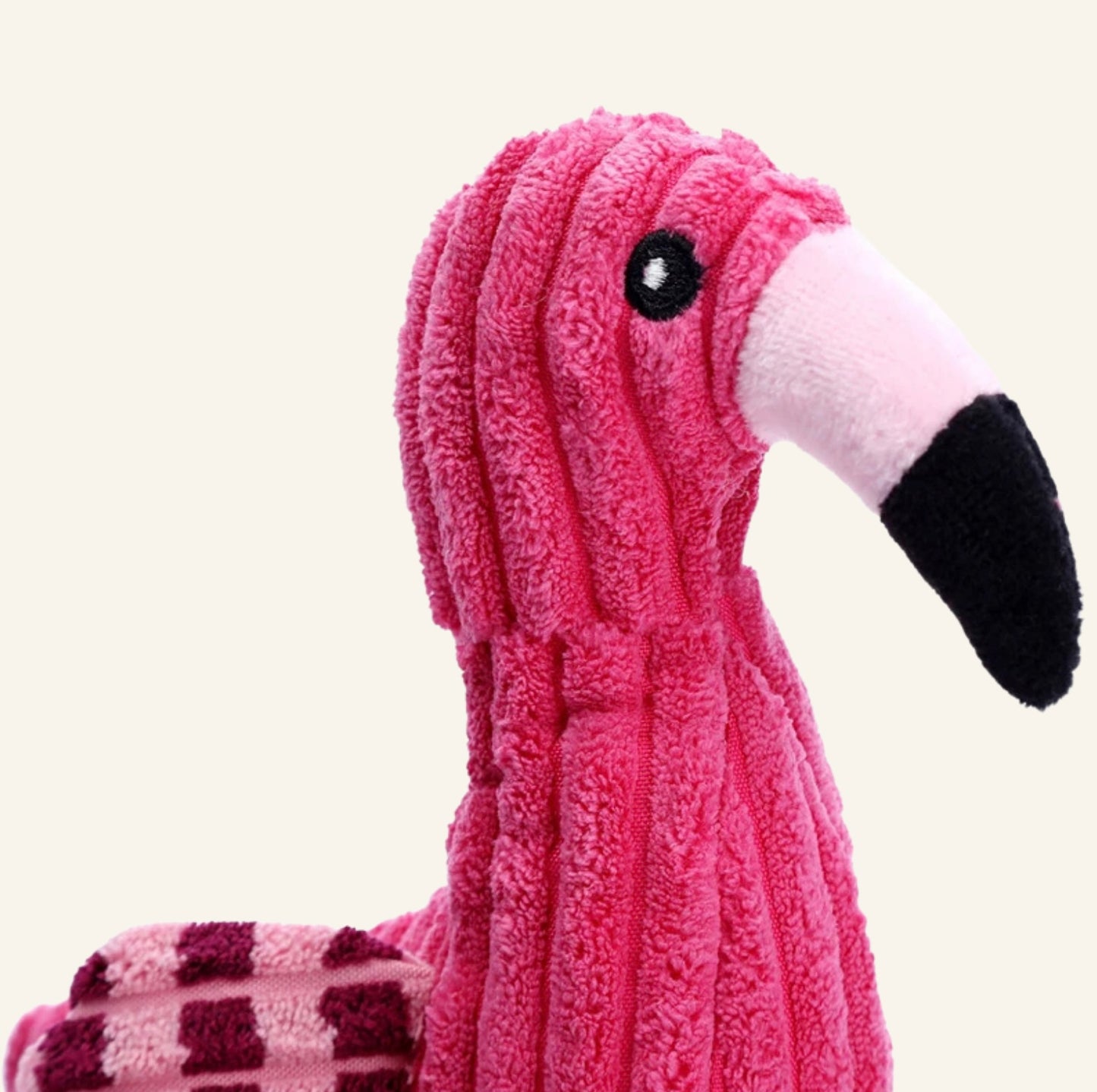 Peluche pour chien avec corde - Flamant Rose 🦩