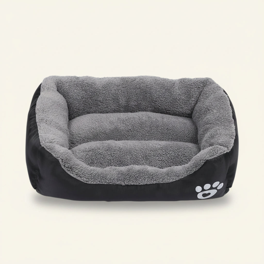 Panier sofa moelleux pour chien couleur noir Dog Rider