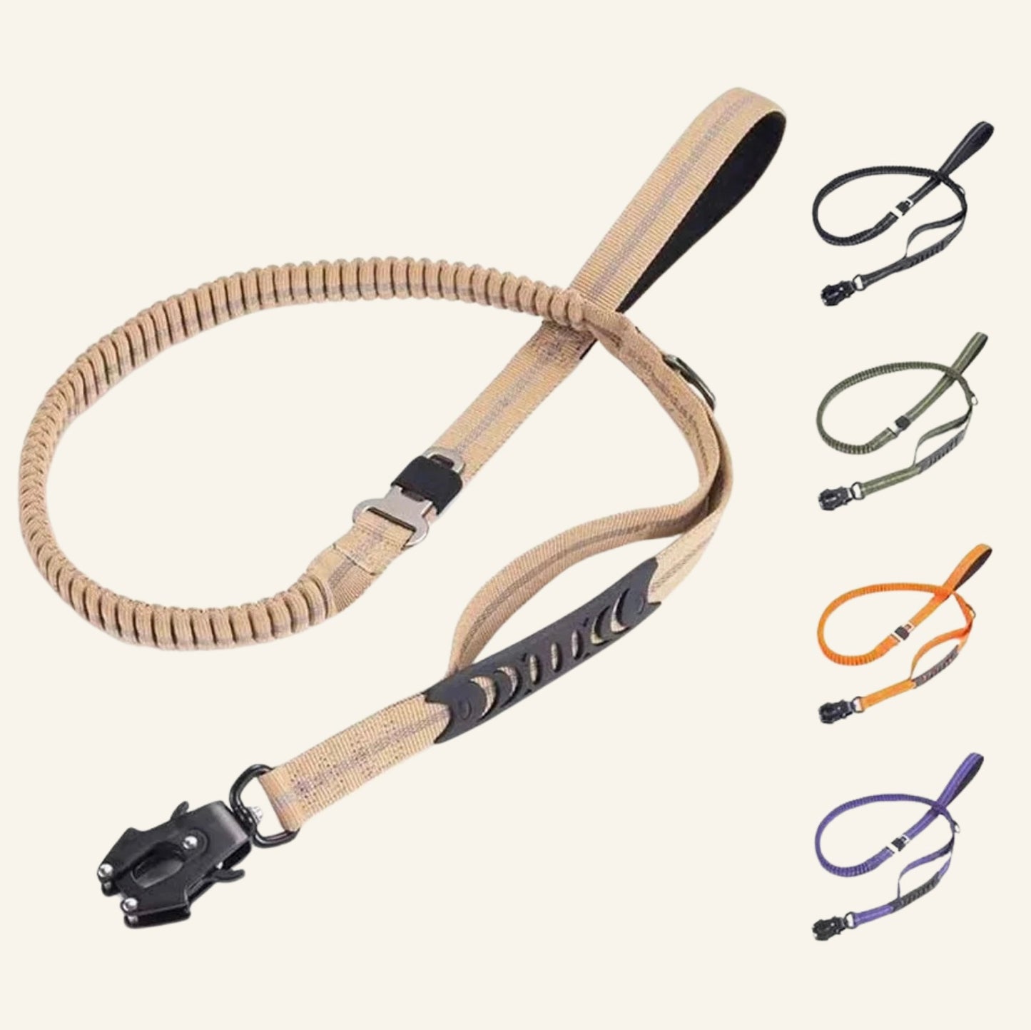 Laisse Tactique Multifonction – Anti-Traction & Réfléchissante