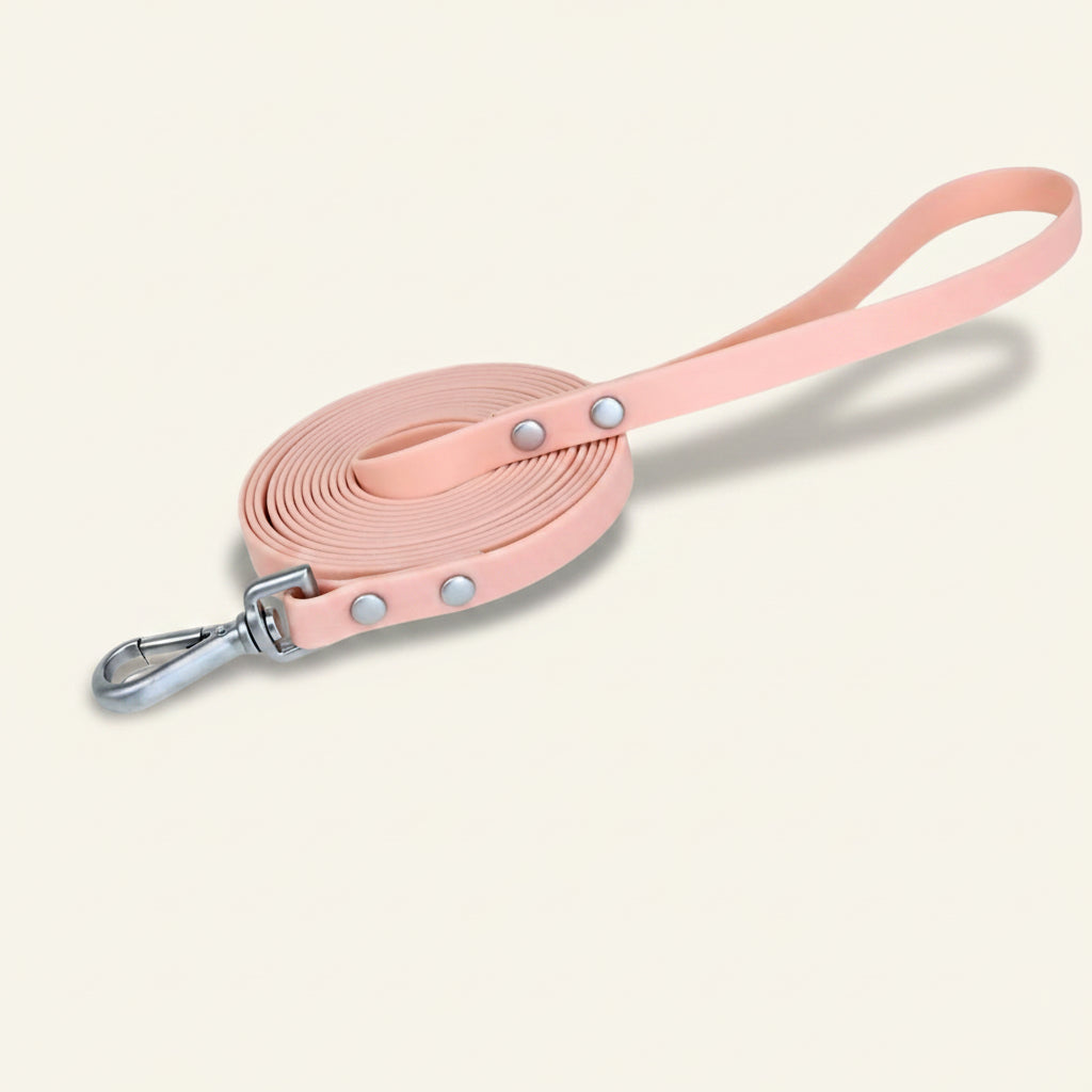 Laisse pour chien cloutée Dog Rider, coloris rose
