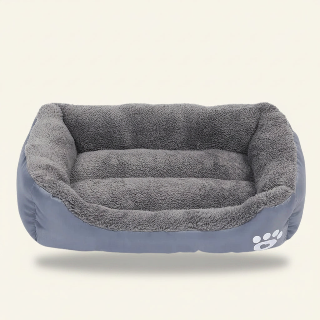 Panier sofa moelleux pour chien couleur gris Dog Rider